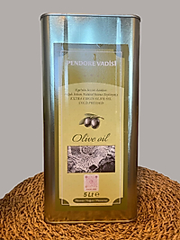 5 Lt Soğuk sıkım %100 saf zeytinyağı (filtresiz)